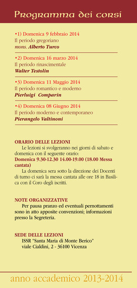 programma del corso